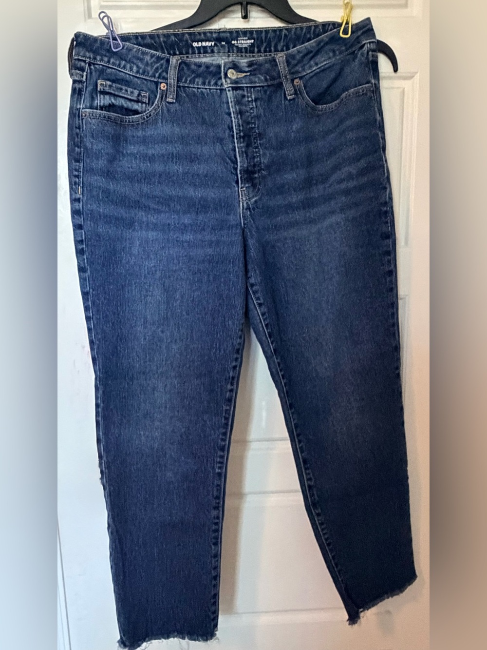 Old Navy OG Straight High Rise Secret-Smooth Pockets High Rise Straight Jeans